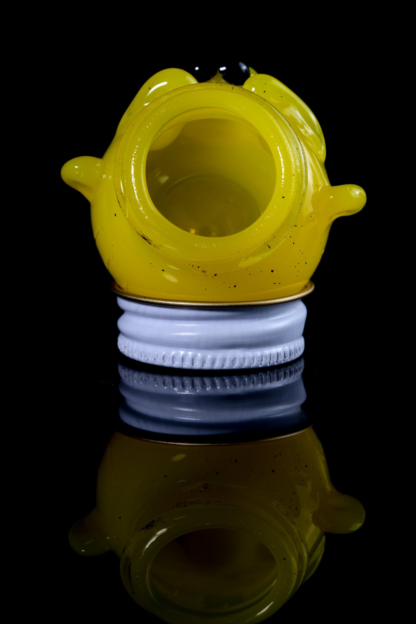 Obe Glass - Yellow Bear Honey Jar