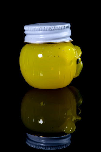 Obe Glass - Yellow Bear Honey Jar