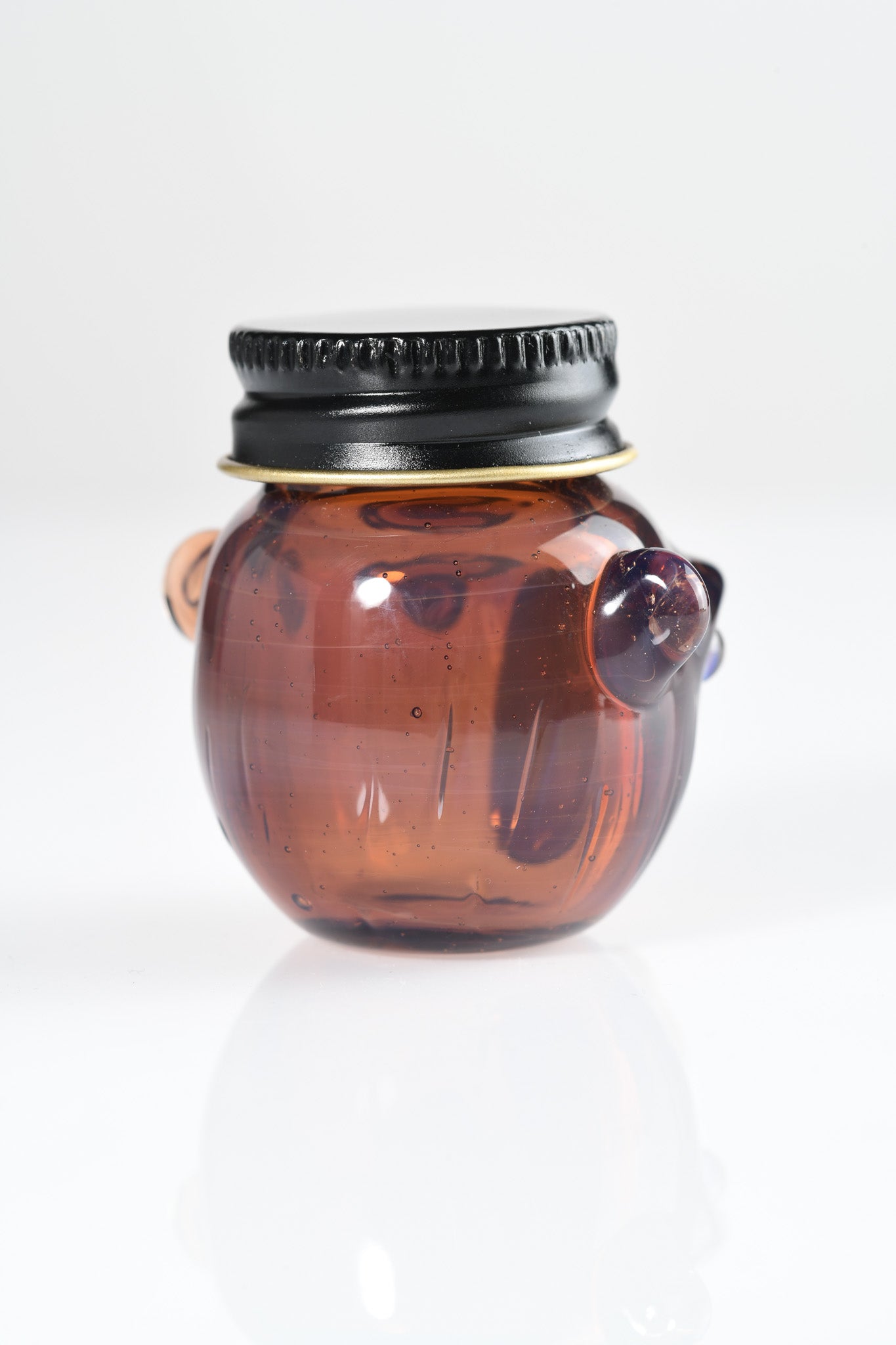 Obe Glass - Brown Bear Honey Jar