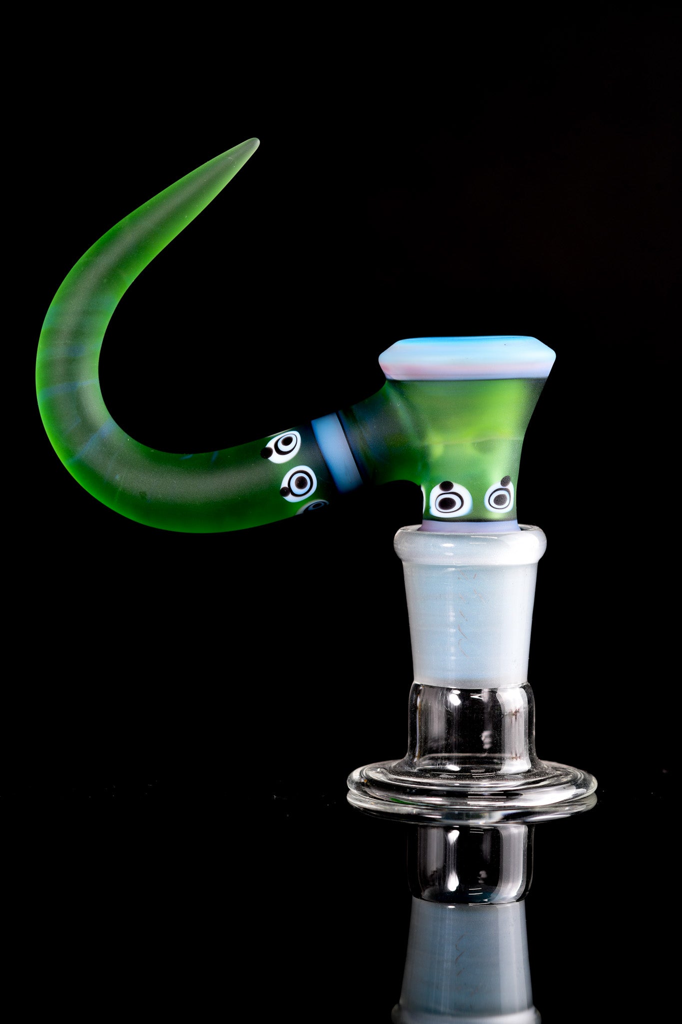 Thill Glassworks - Dot Stack & Green 18mm 4 Hole Full Work Slide