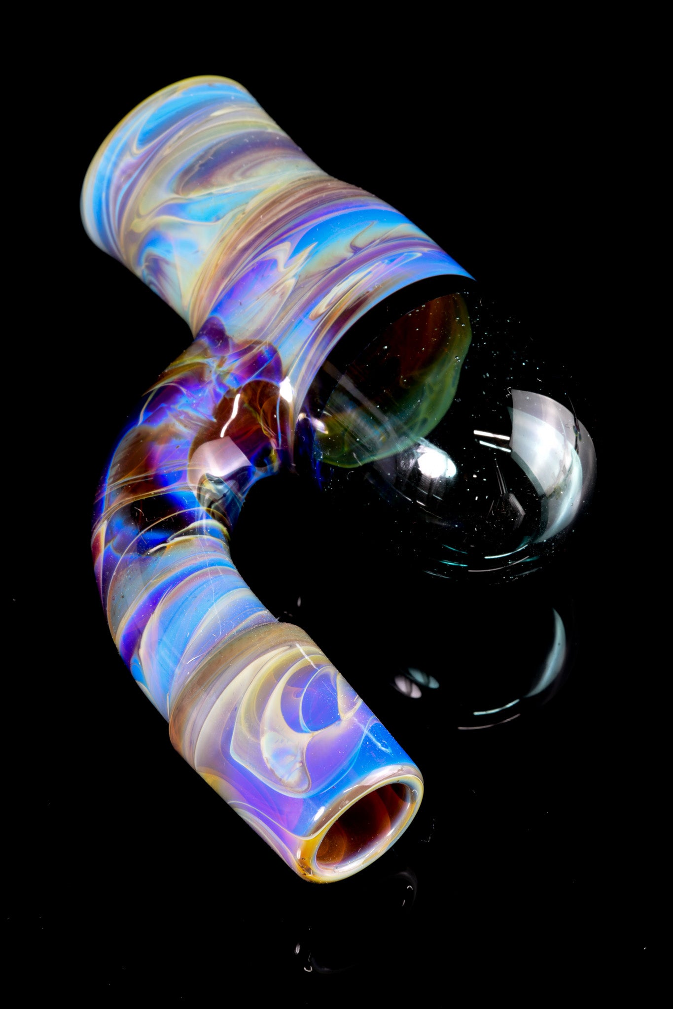 Thill Glassworks - 18mm 90° Fully Worked Dry Ash Catcher - 1