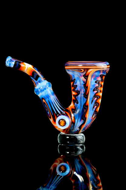 Slob The Glassblower - Worked Sherlock Pipe