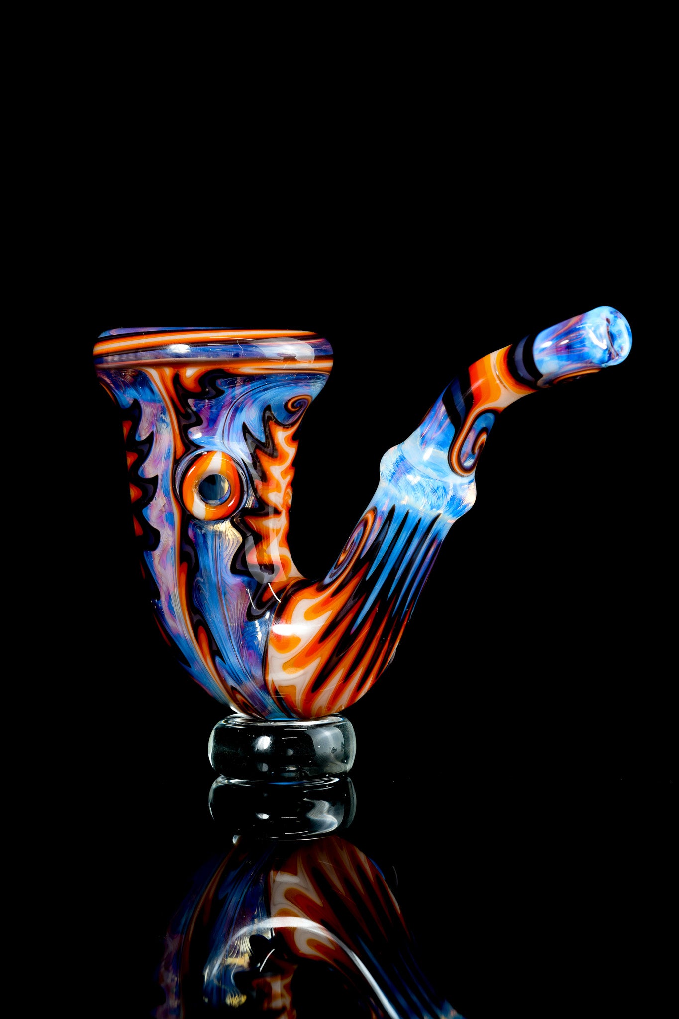 Slob The Glassblower - Worked Sherlock Pipe