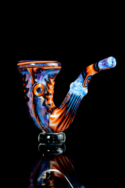 Slob The Glassblower - Worked Sherlock Pipe