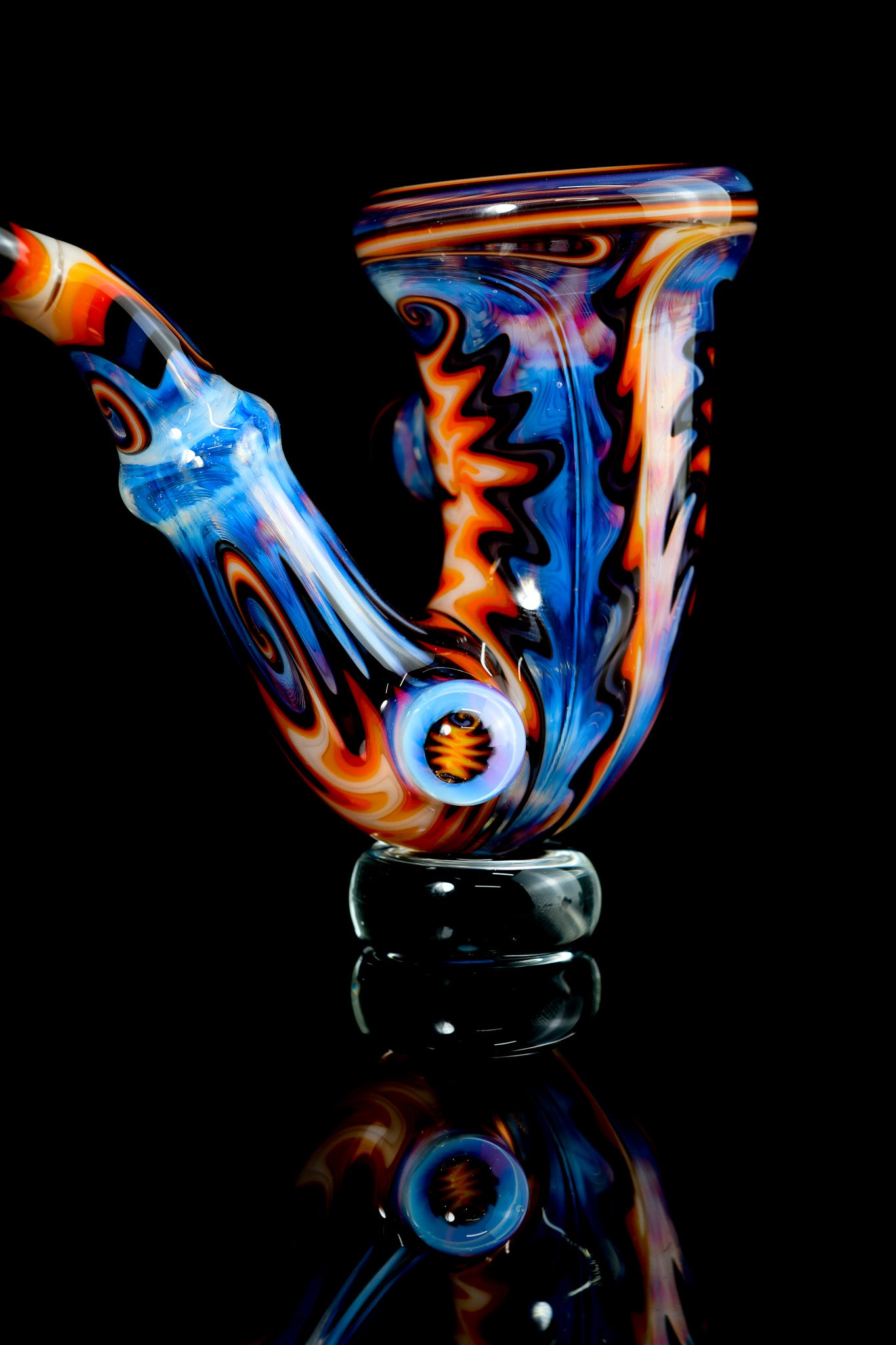 Slob The Glassblower - Worked Sherlock Pipe