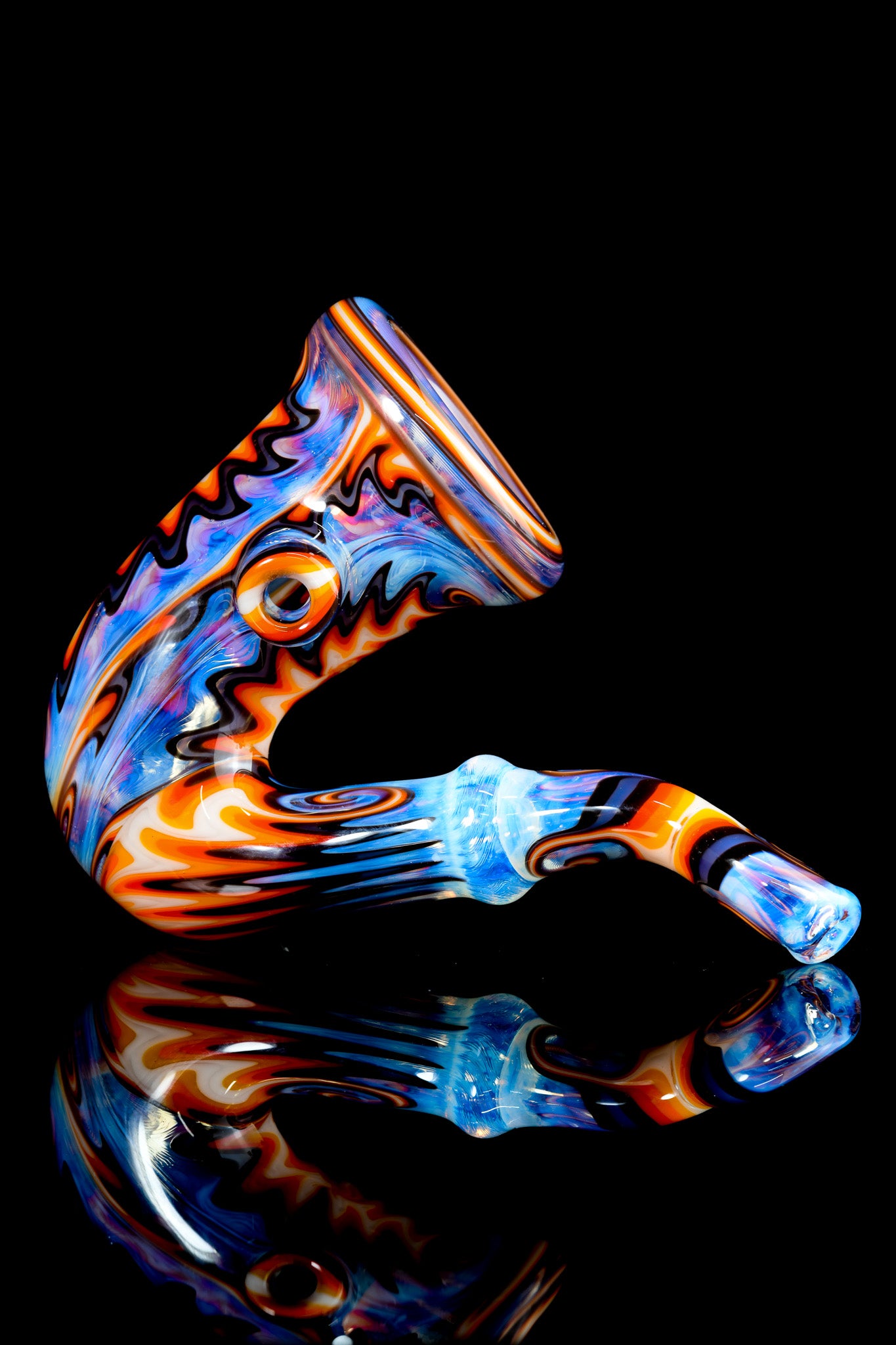 Slob The Glassblower - Worked Sherlock Pipe