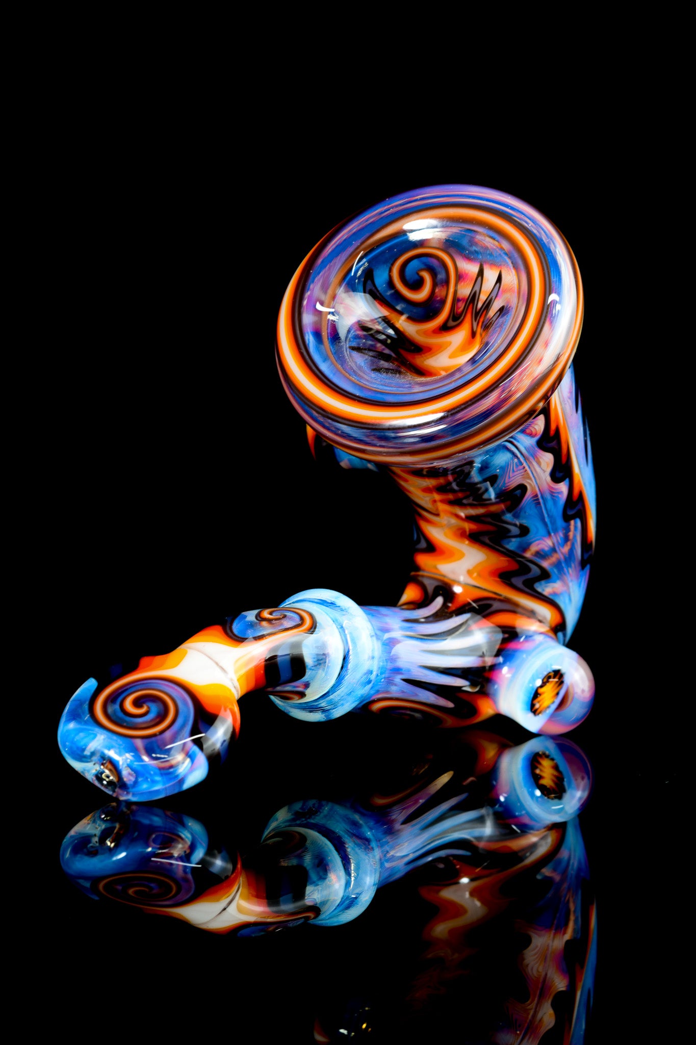 Slob The Glassblower - Worked Sherlock Pipe