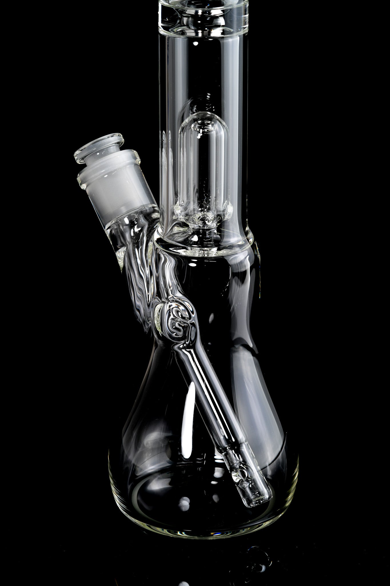 Governmint Glass - Clear Mini Beaker W/ Dome Perc - 1