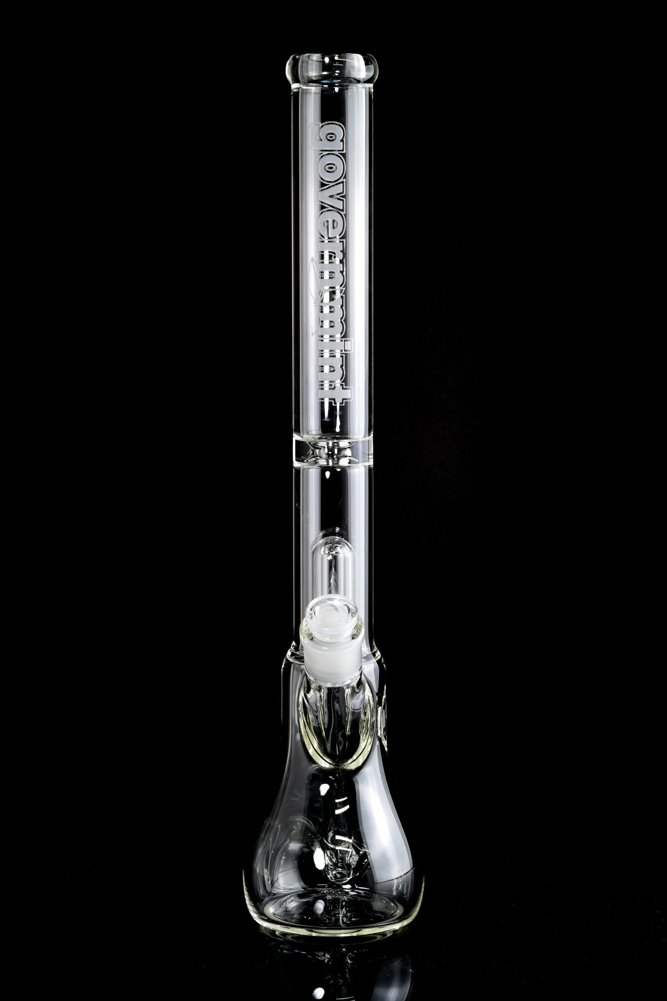 Governmint Glass - Clear Mini Beaker W/ Dome Perc - 1