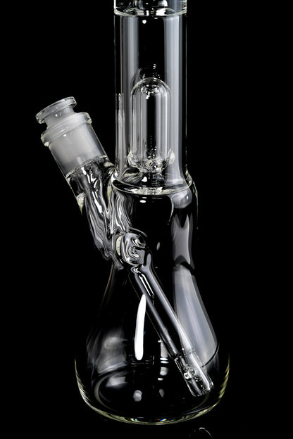 Governmint Glass - Clear Mini Beaker W/ Dome Perc - 2