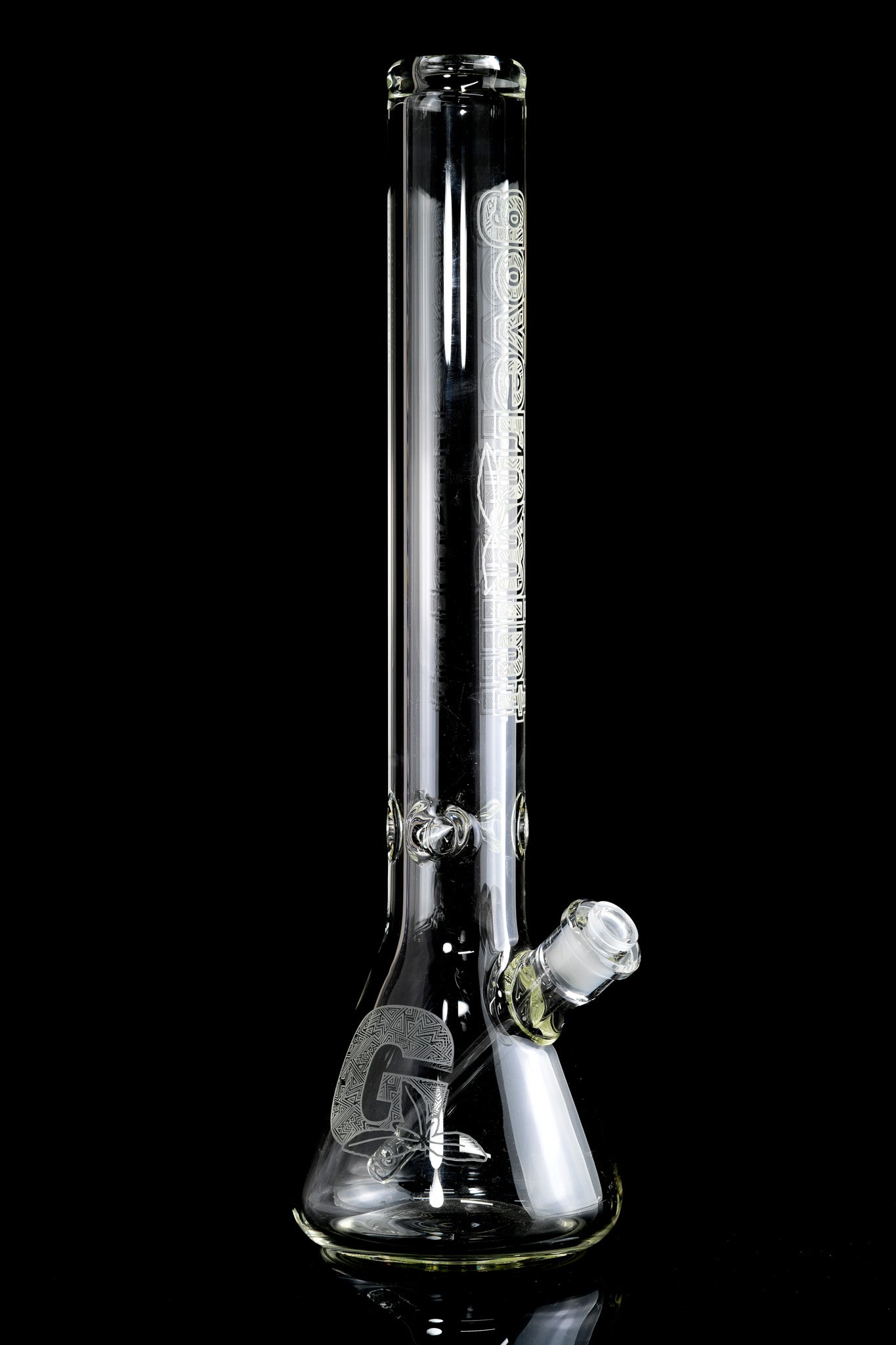 Governmint Glass - 9mm Beaker Bong