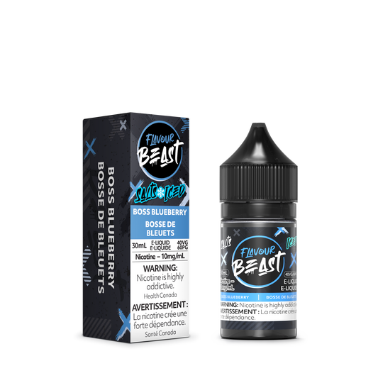 Flavour Beast E-Liquid - Boss Blueberry Iced