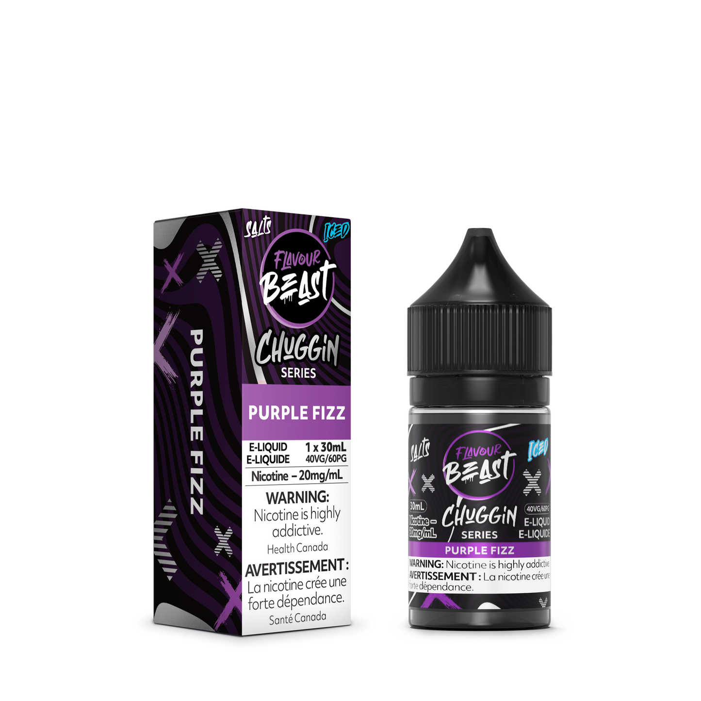 Flavour Beast E-Liquid - Chuggin Purple Fizz