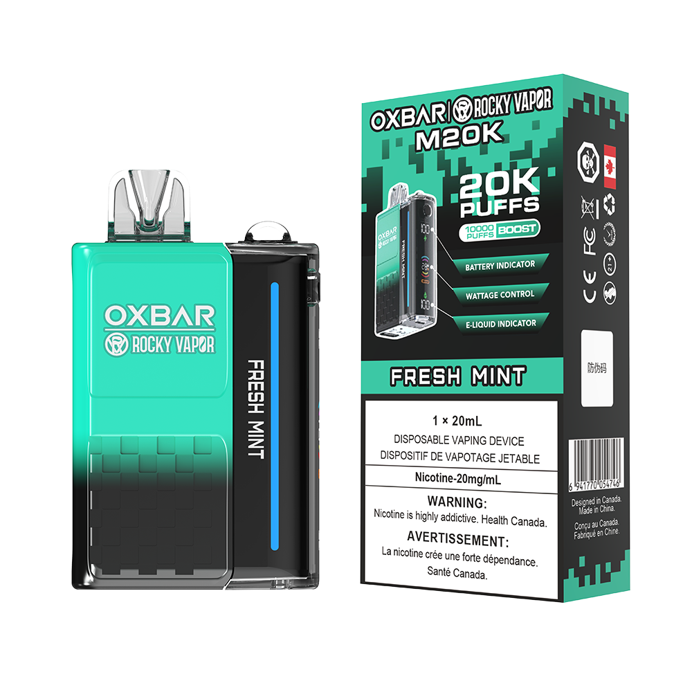 OXBAR M20K - Fresh Mint / 20 mg / 20 mL