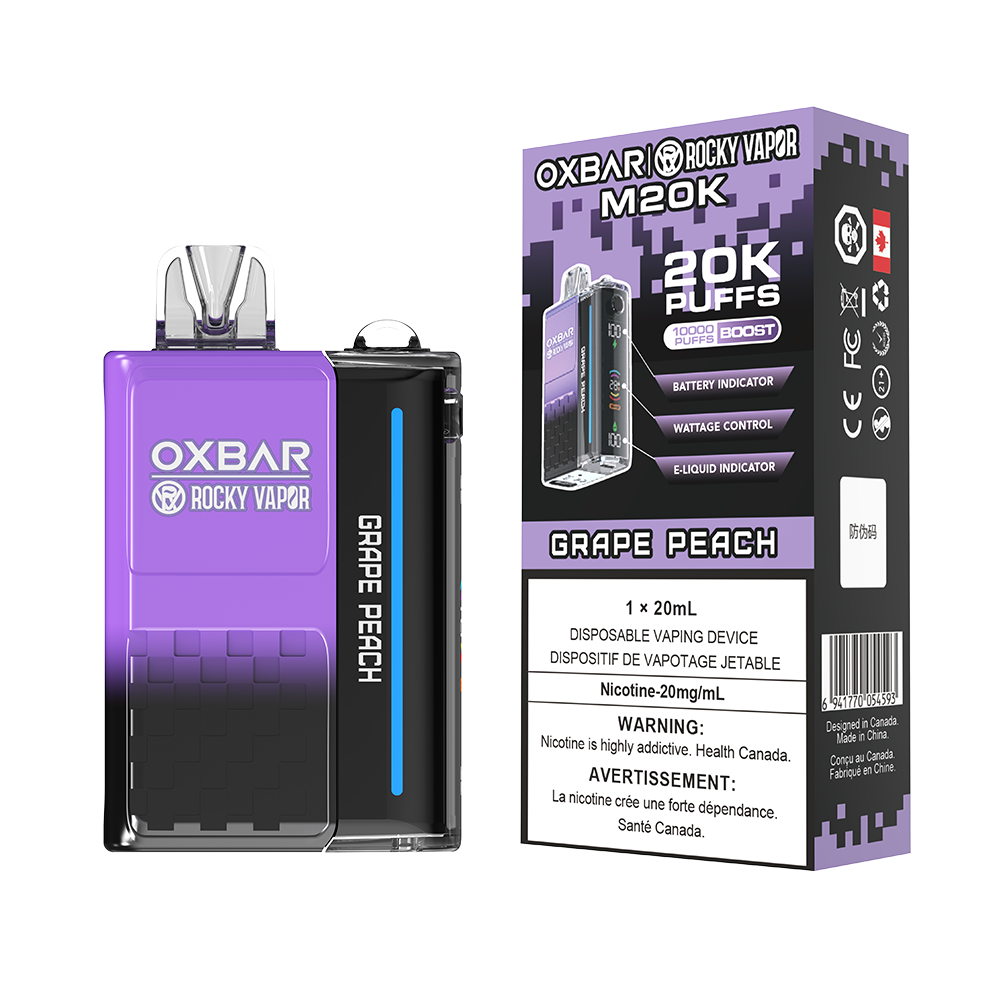 OXBAR M20K - Grape Peach / 20 mg / 20 mL