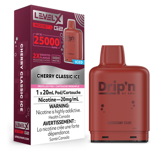 Level X Drip'n Boost - Cherry Classic