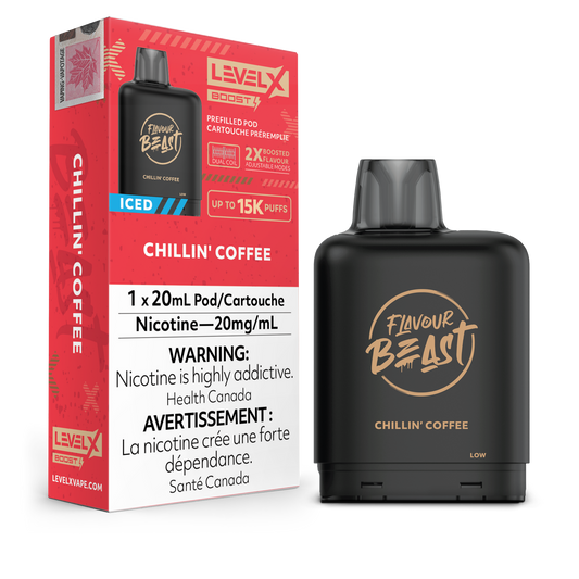 Level X Boost - Chillin' Coffee Iced / 20 mg / 20 mL