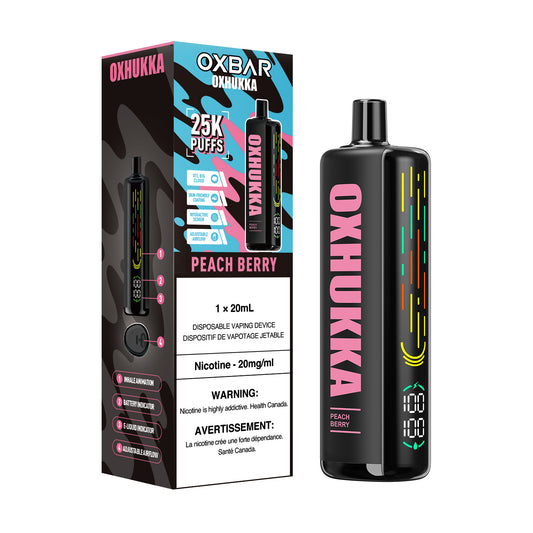 OXBAR Oxhukka - Peach Berry