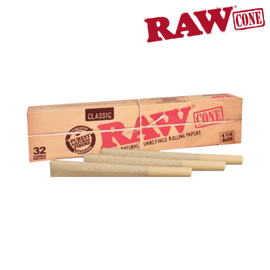 Raw - Pre-Rolled Cone 1 1/4 - 32/pk