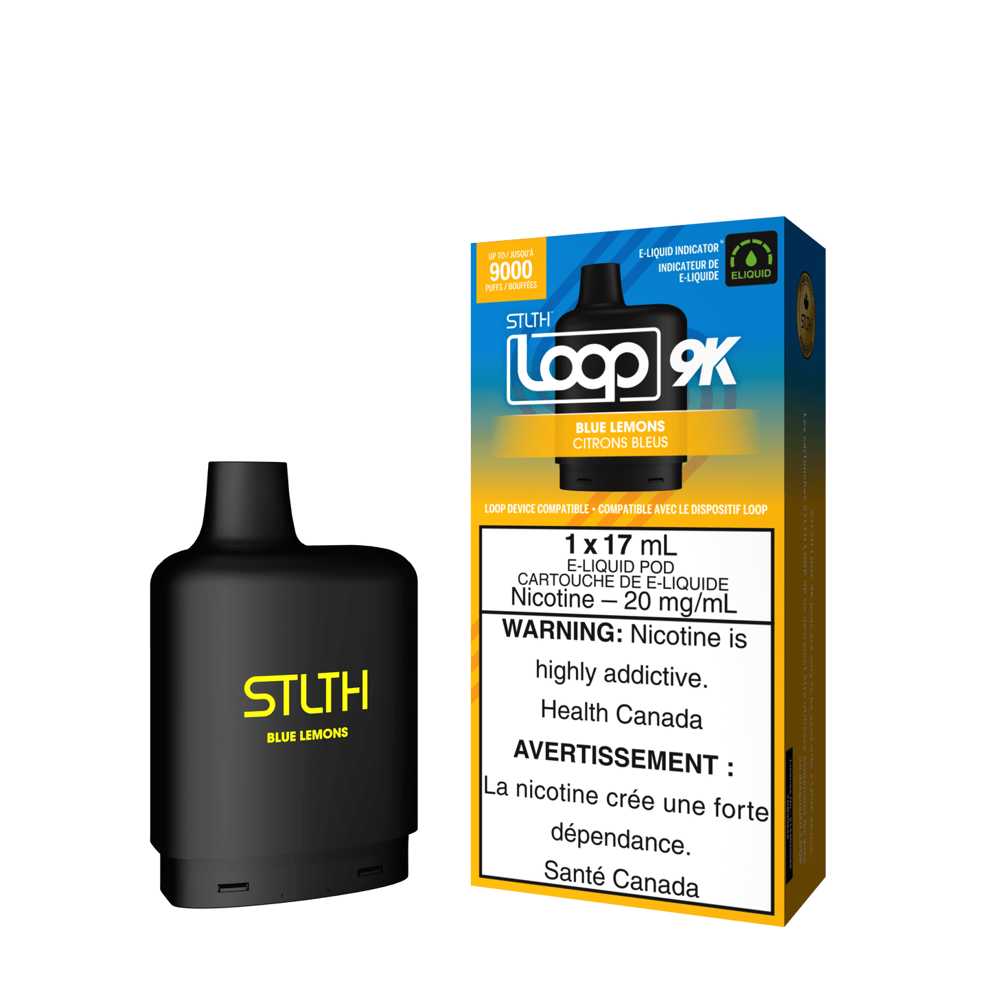 STLTH Loop 9K - Blue Lemons / 20 mg / 17 mL