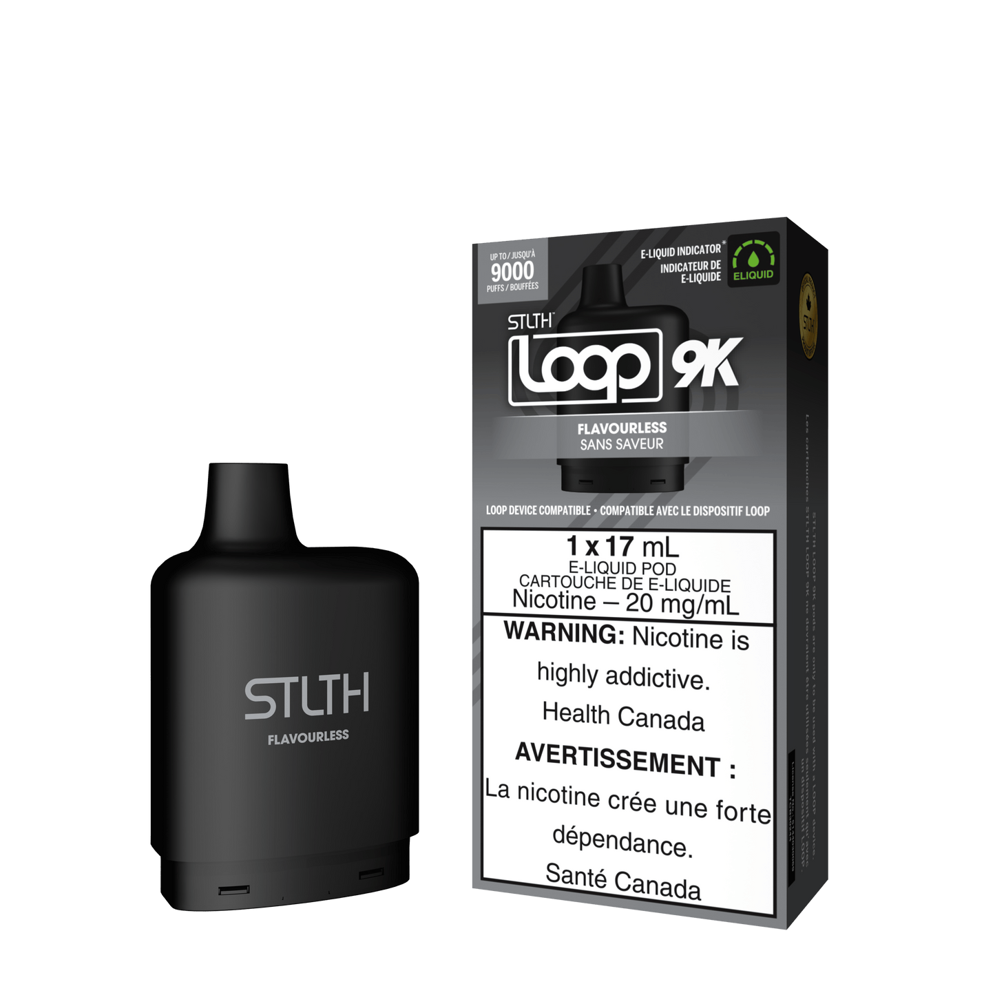 STLTH Loop 9K - Flavourless / 20 mg / 17 mL