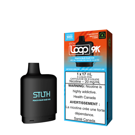 STLTH Loop 9K - Peach Blue Razz Ice / 20 mg / 17 mL