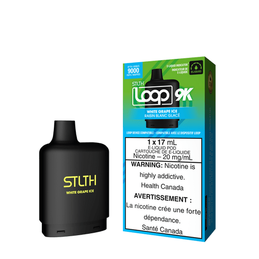 STLTH Loop 9K - White Grape Ice / 20 mg / 17 mL