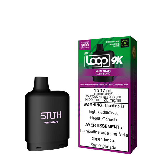 STLTH Loop 9K - White Grape / 20 mg / 17 mL