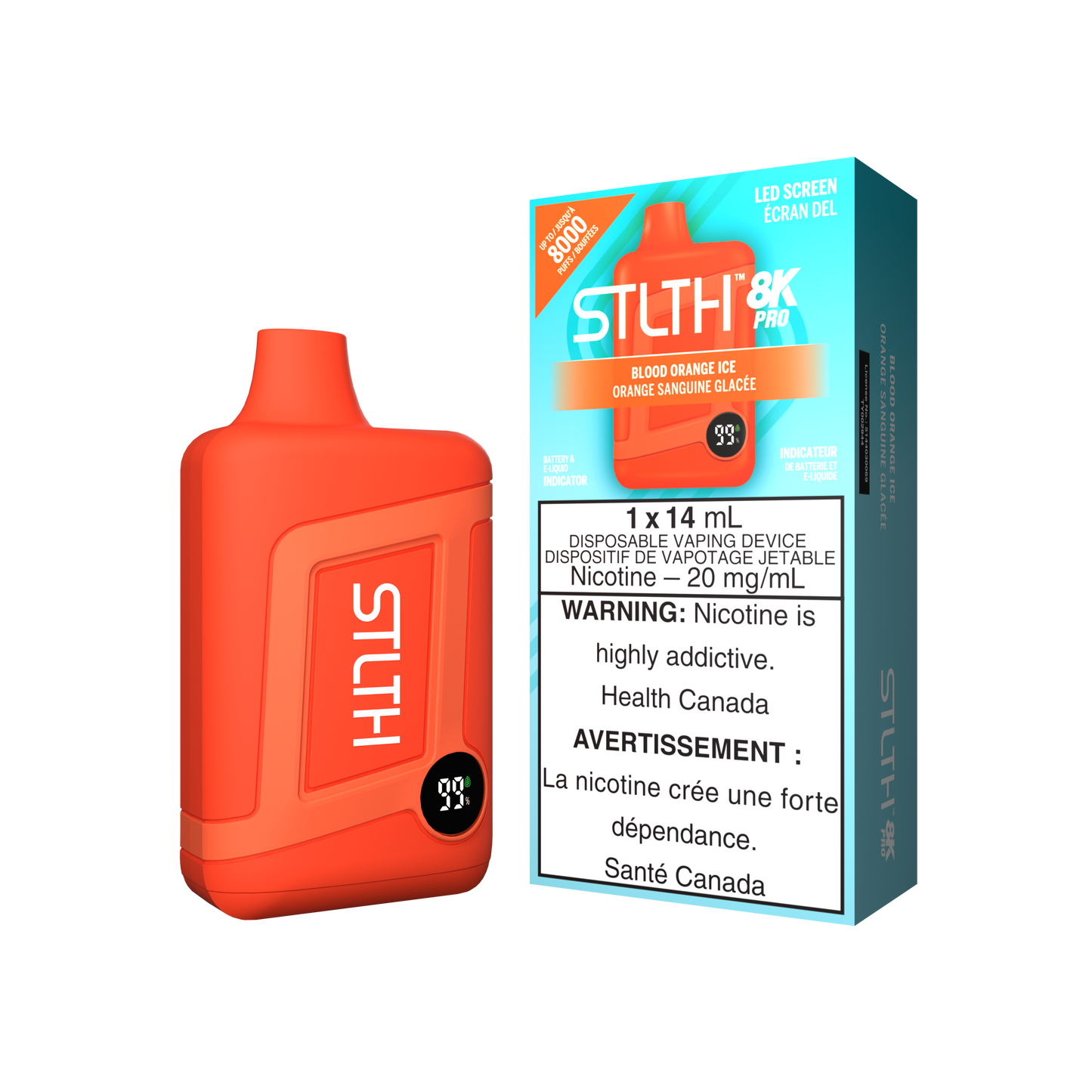 STLTH 8K PRO - Blood Orange Ice / 20 mg / 14 mL