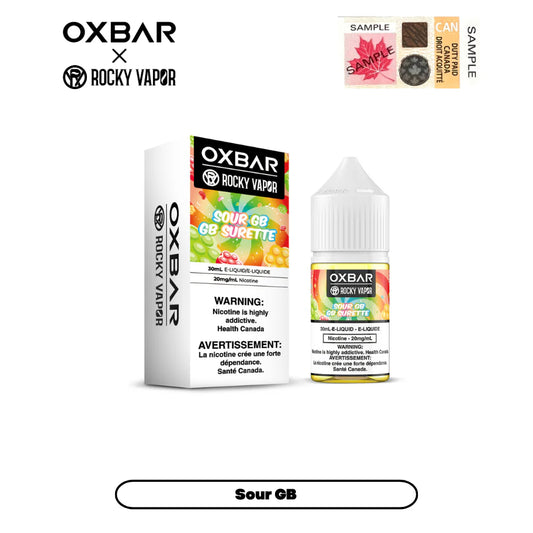 OXBAR Salts - Sour GB / 20 mg / 30 mL