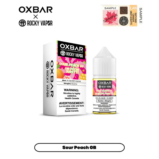 OXBAR Salts - Sour Peach GB / 20 mg / 30 mL