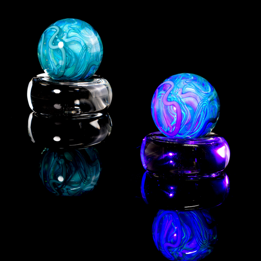 Scomo Glass - Scribble Tech Marble W/ Opal - 3