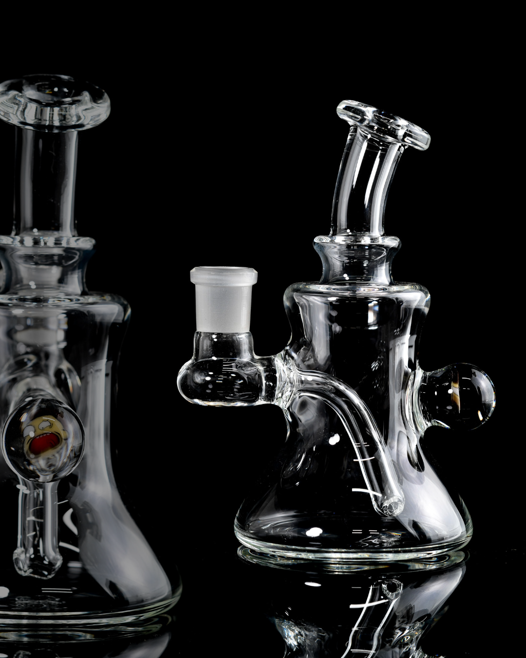 Green Belt Glass - Clear Mini Tube W/Millie - 5