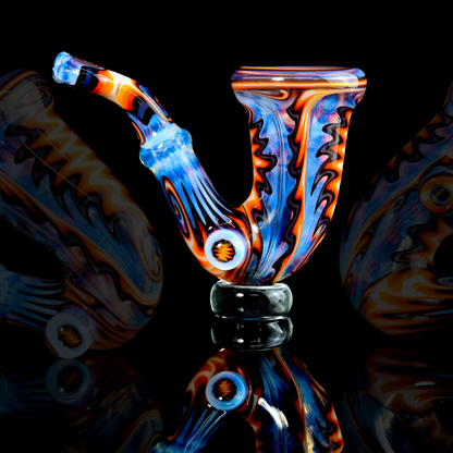 Slob The Glassblower - Worked Sherlock Pipe