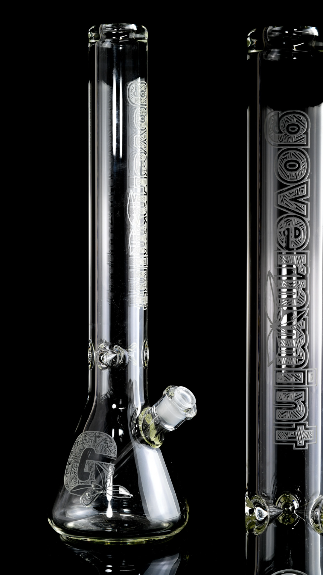 Governmint Glass - 9mm Beaker Bong