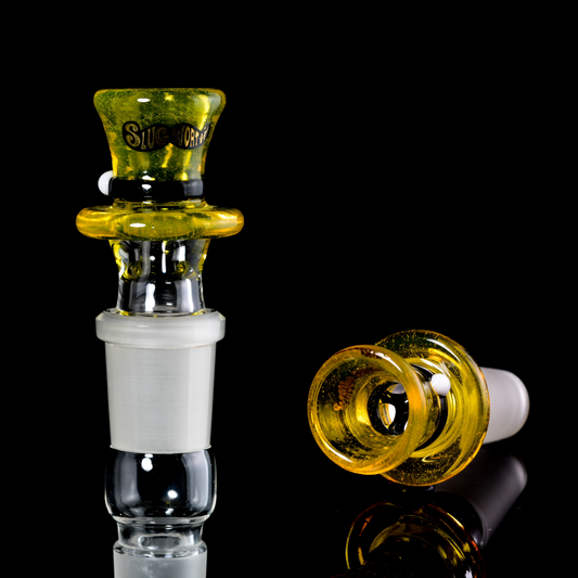 Slugworth Glass - 18mm 4 Hole Tophat Bowl - 2