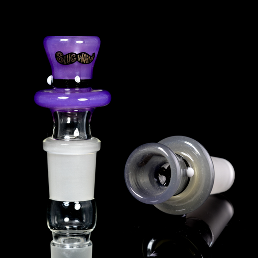 Slugworth Glass - 18mm 4 Hole Tophat Bowl - 3