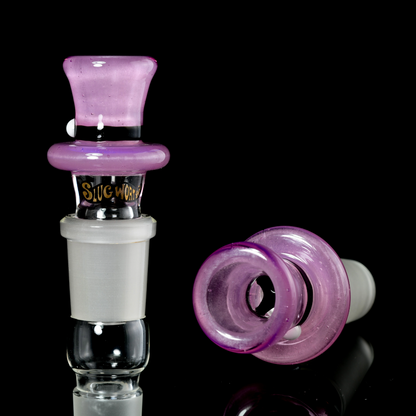 Slugworth Glass - 18mm 4 Hole Tophat Bowl - 8