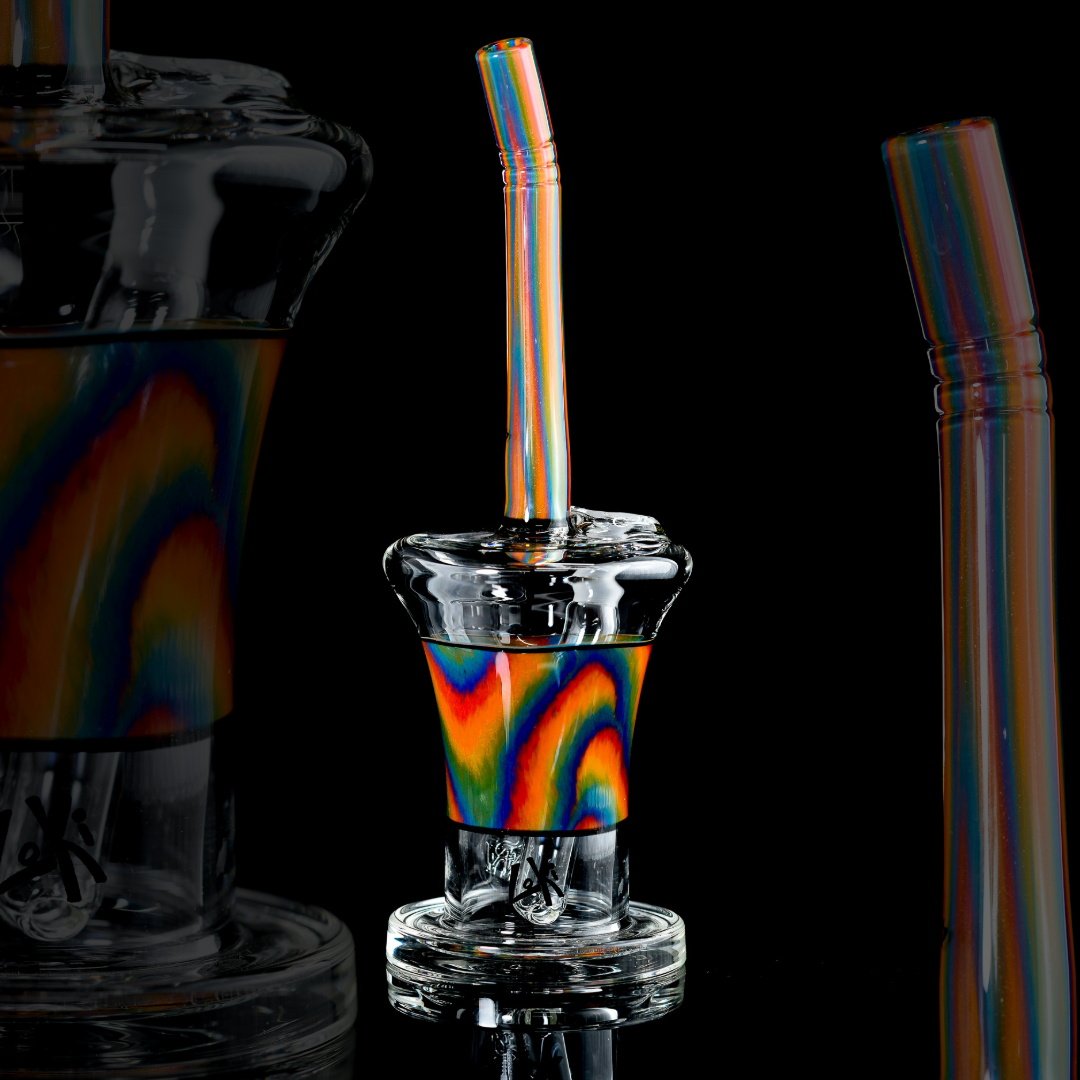 Slugworth Glass - 10mm Rainbow Cup Rig