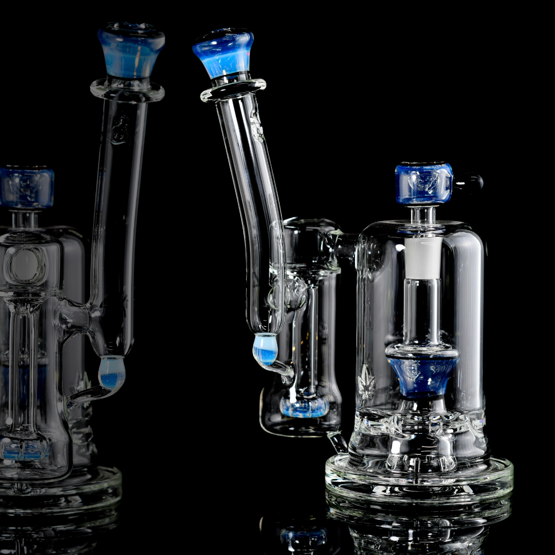 Sluworth Glass - 14mm Double Bubbler - 1