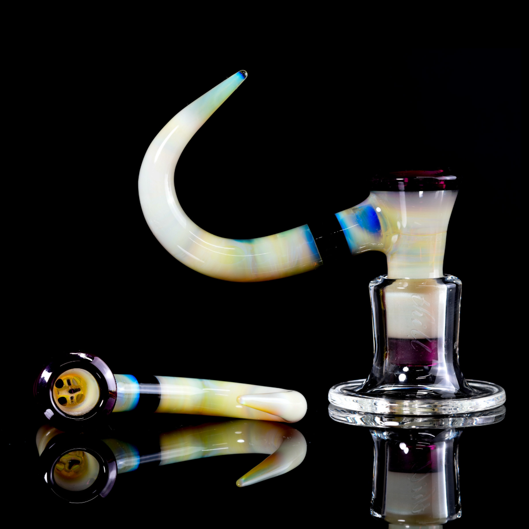 Thill Glassworks - Two Tone 18mm 4 Hole Full Work Slide - 2