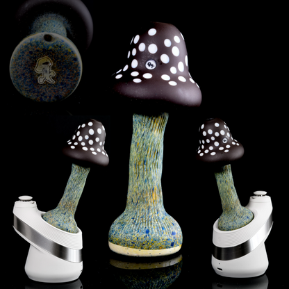 Witch Dr Studio - Carved & Blasted Mushroom Dry Puffco Peak Top