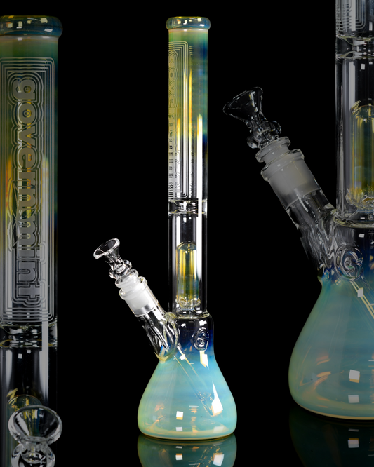 Governmint Glass - Fumed Mini Beaker W/ Dome Perc - 1