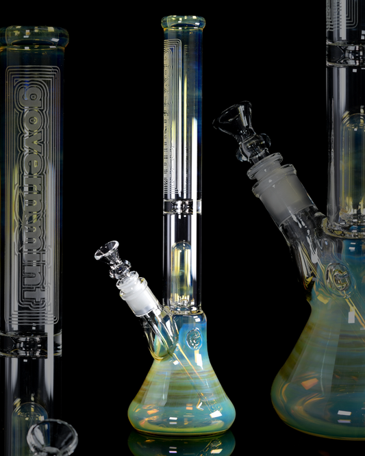 Governmint Glass - Fumed Mini Beaker W/ Dome Perc - 2