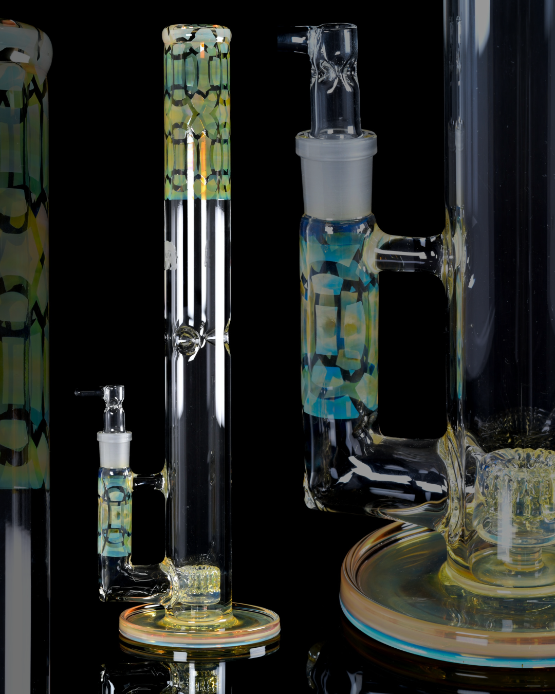 Kush Scientific Glass - Puckline Type 1 - Fume Etched