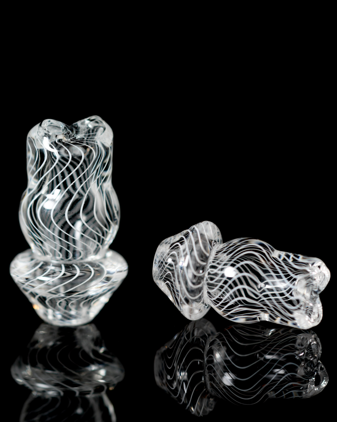 Dig Glassworks - 14mm Auto Spinner White Linework