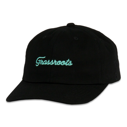 Grassroots - Golfroots Hazard Black Dad Hat