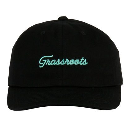 Grassroots - Golfroots Hazard Black Dad Hat