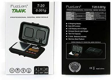 Fuzion - T-20 Tank Professional Digital Mini Scale 20g x 0.001g