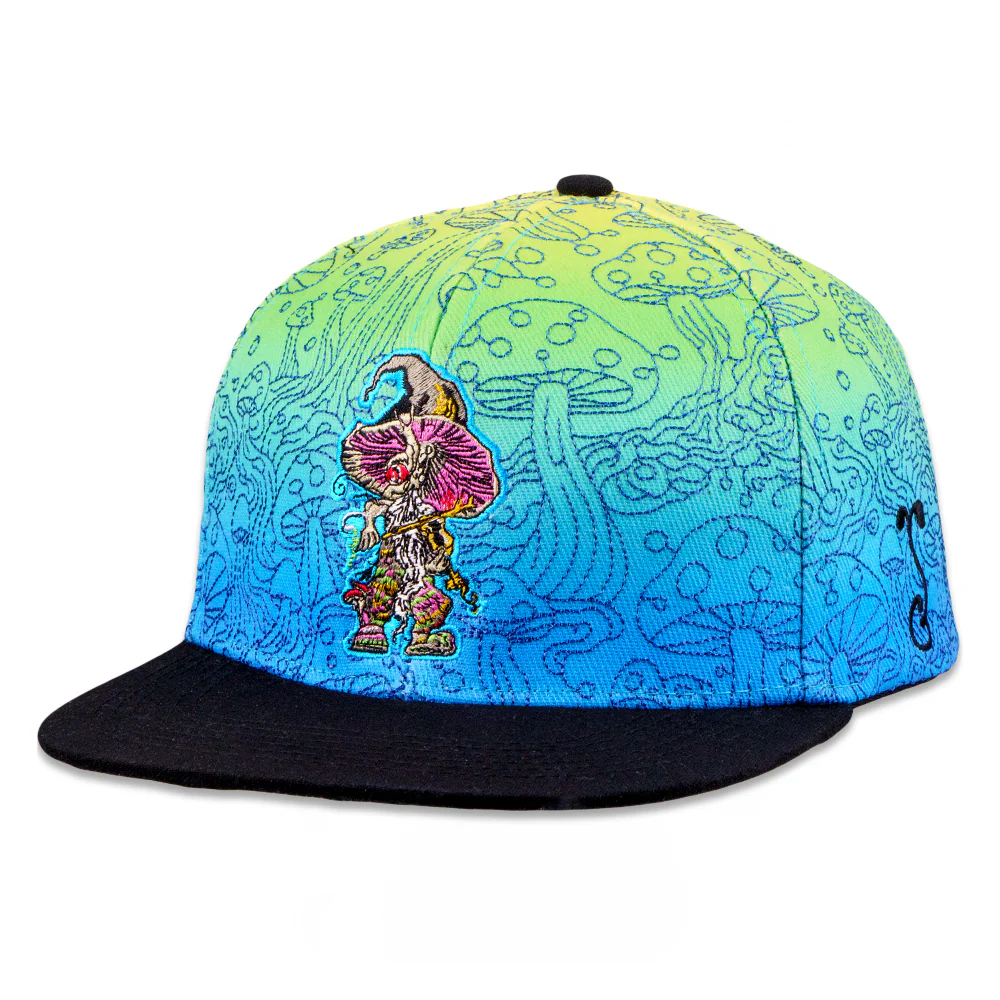 Grassroots - Kuhmali Designs Blue Snapback Hat